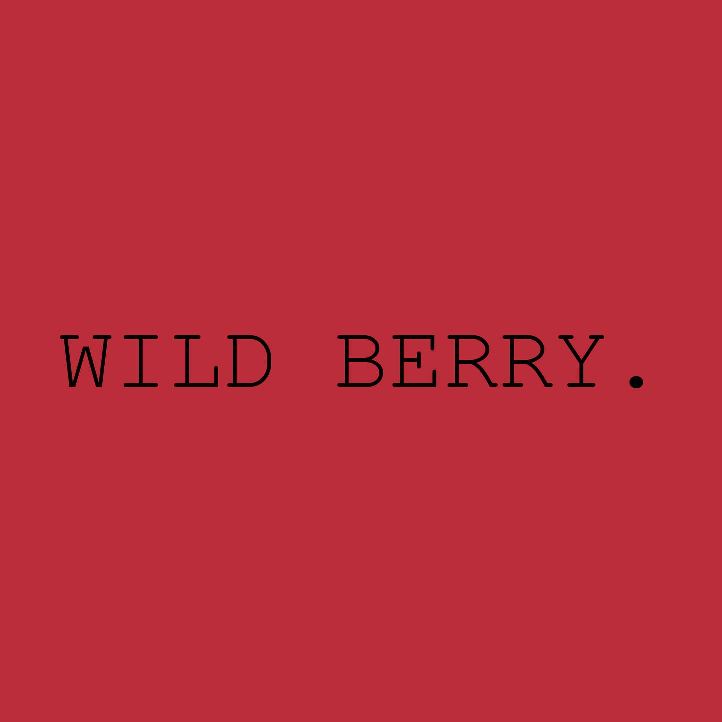 Wild Berry.