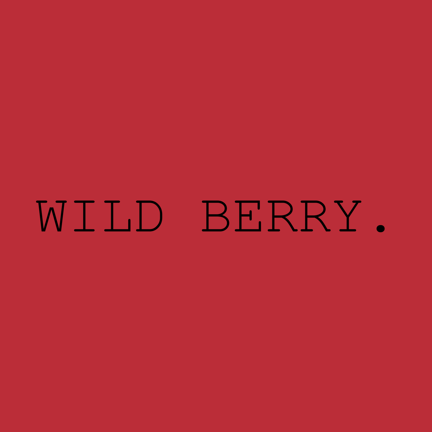 Wild Berry. 